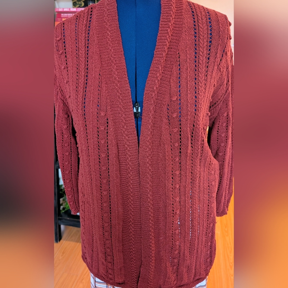 Women's Rust Cardigan